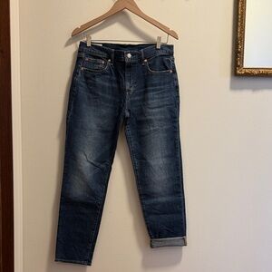 GAP Women's Dark Indigo Cropped Ankle Jeans